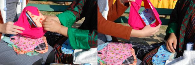 Bhutan - reusable sanitary napkins