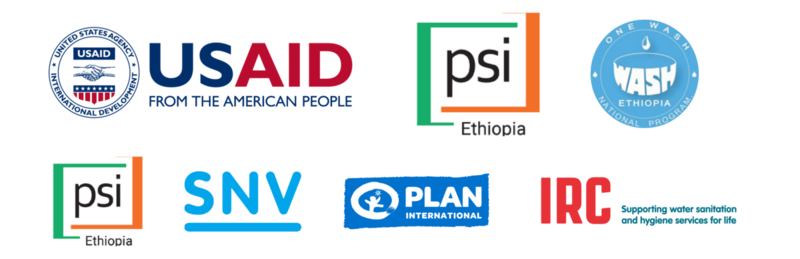 USAID, PSI Ethiopia, One WASH Ethiopia, Plan Internation, SNV, IRC