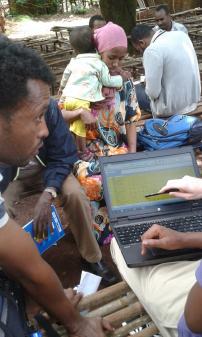 Monitoring at district level, Ethiopia.