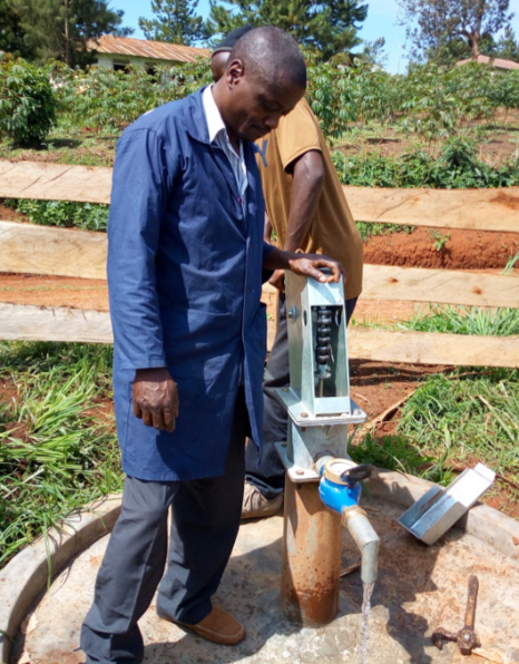 Routine servicing of the Hand Pump may include tightening the chain, greasing among other.