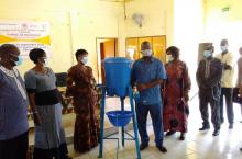 Handwashing device handed over in Banfora, Burkina Faso