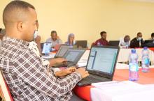 Participant at the blended learning course in Ethiopia