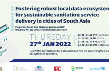 Webinar poster - Fostering robust local data ecosystems for sustainable sanitation service delivery in cities of South Asia