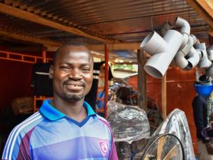 Sanitation entrepreneur in Burkina Faso