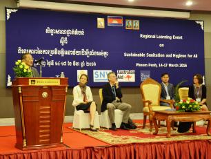 Official opening of the learning event by the Secretary of State of the Ministry of Rural Development in Cambodia