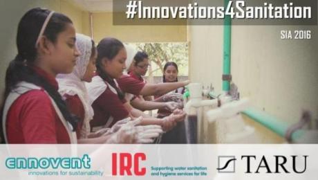 Partner logos of the Sanitation Innovation Accelerator