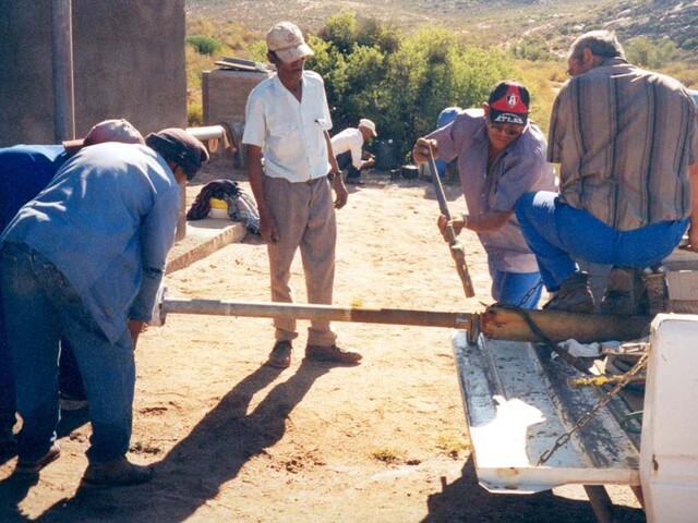 Dismantling borehole