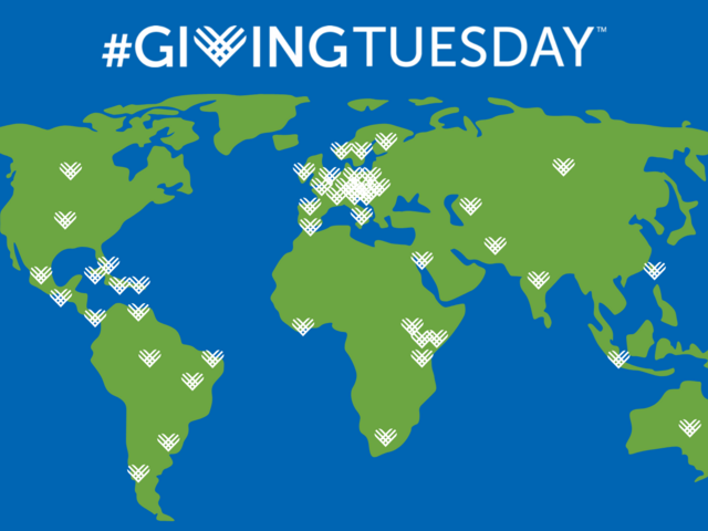 Giving Tuesday map