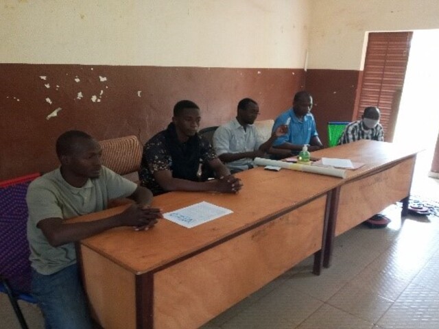 Members of World Vision Mali during the workshop