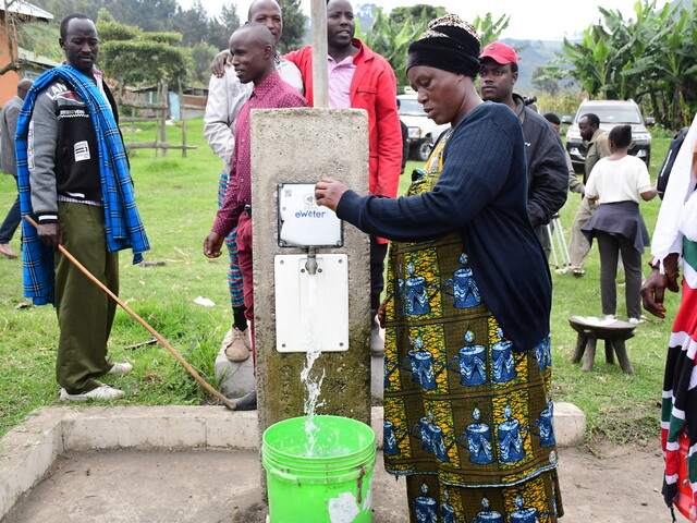 Water pump in Arusha, Tanzania