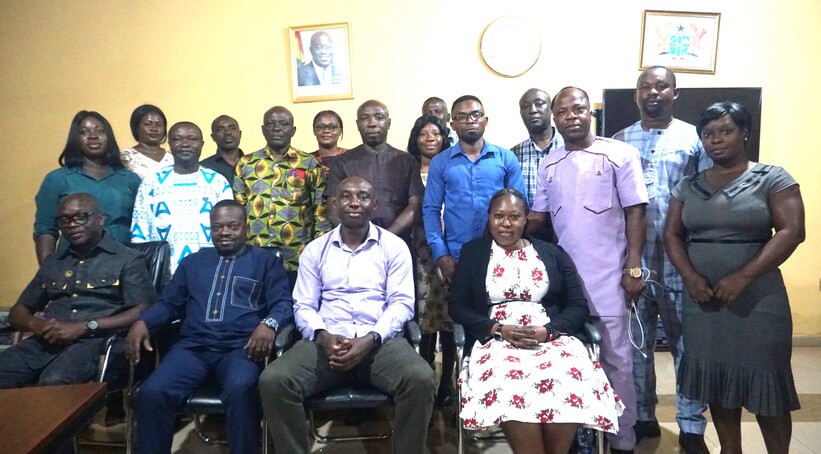 Inception meeting with Tano North Municipal Assembly