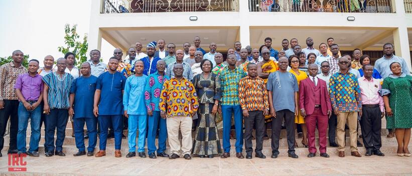 Participants of the regional launch of the districtwide approach for universal WASH services. 