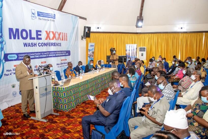 Hon. Issahaku Chinia, Deputy Minister for Sanitation and Water Resources (MSWR) opened the Mole conference