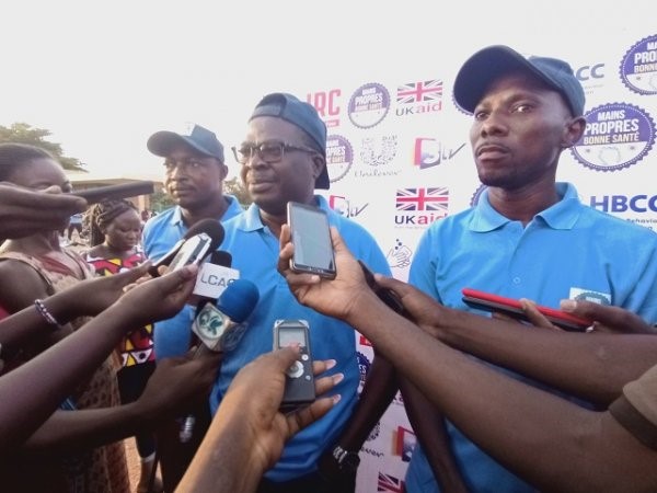 IRC Burkina Country Director, Mr. Juste Hermann NANSI (middle)