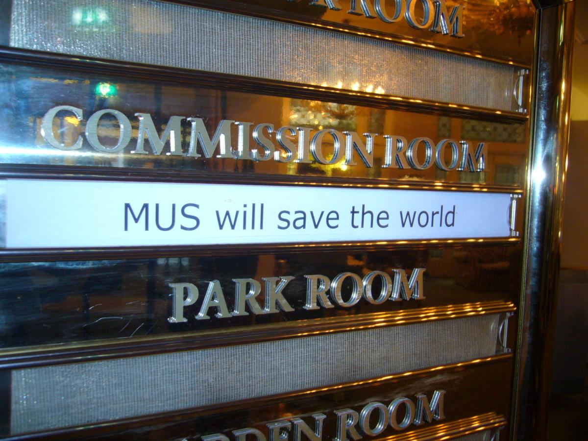 MUS will save the world