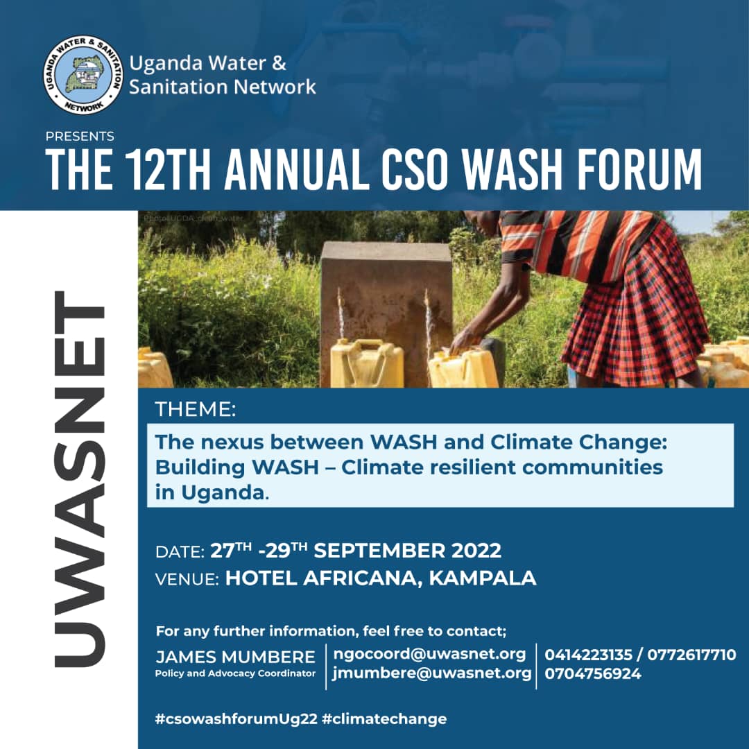 UWASNET 12th Annual CSO WASH Forum